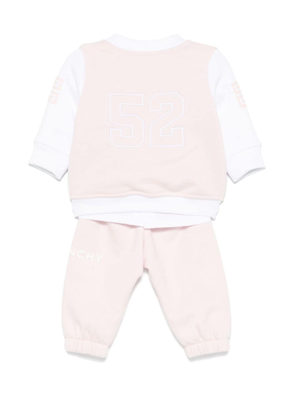 Givenchy Kids Jack, T-shirt en broek met logoprint - Roze