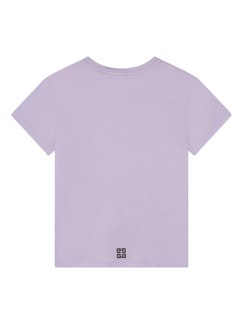 Givenchy Kids T-shirt met logoprint - Paars