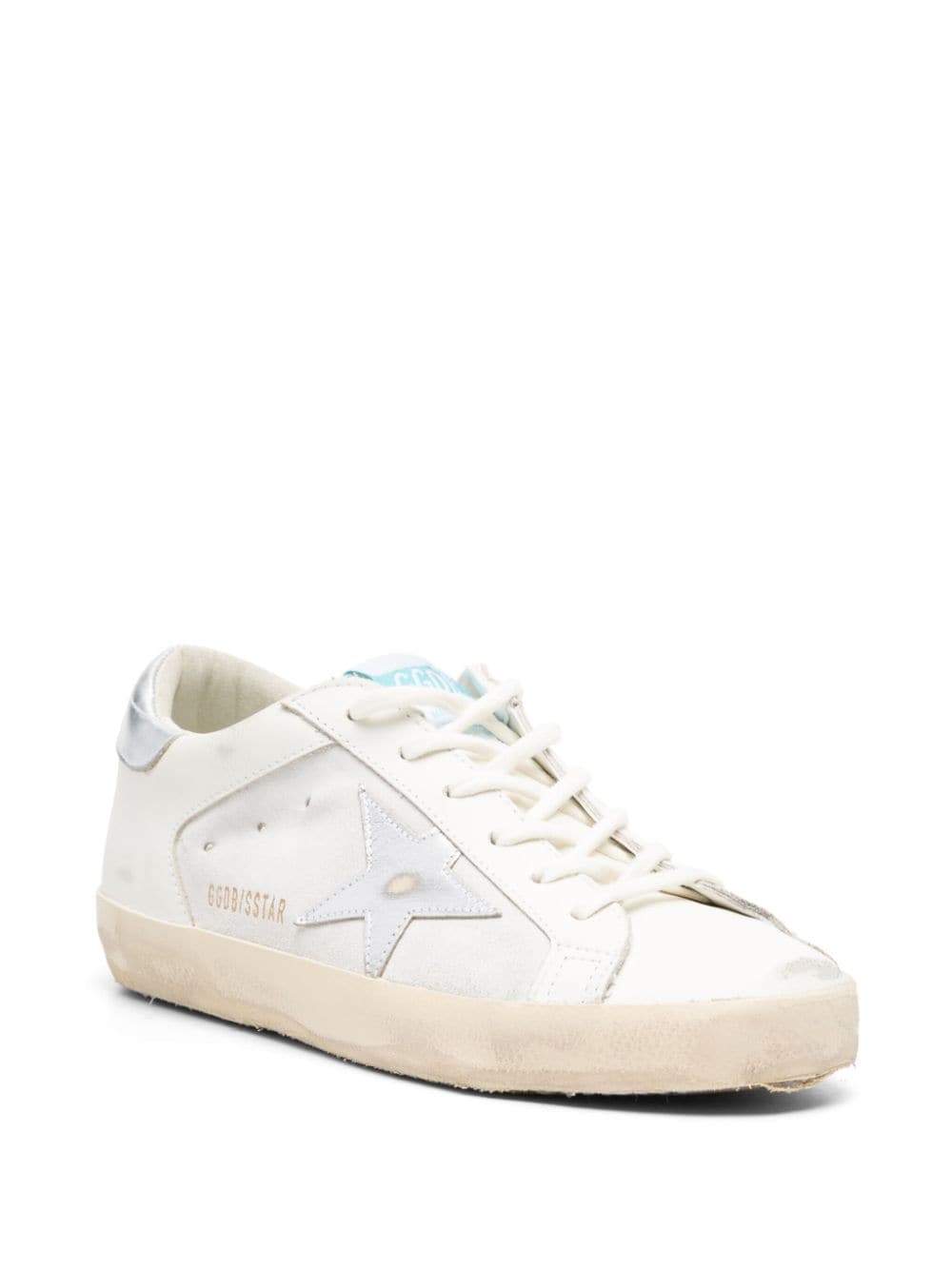 Golden Goose Super-Star leren sneakers - Wit