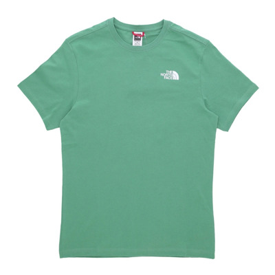 Grasgroene Heren T-shirt Korte Mouw The North Face , Green , Heren