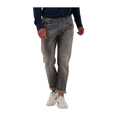 Grijze Denim Slim Fit Jeans Commander PME Legend , Gray , Heren