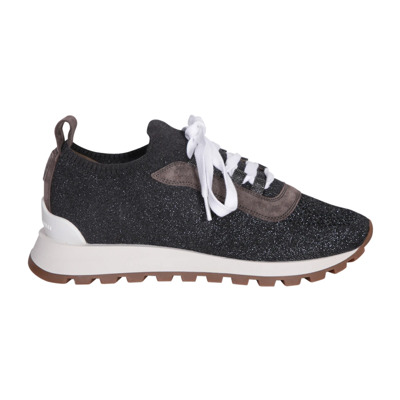 Grijze Sneakers voor Dames - Stijlvol en Comfortabel Brunello Cucinelli , Gray , Dames