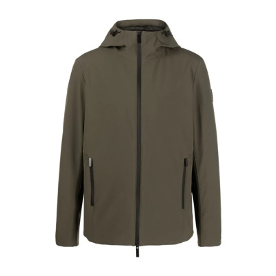 Groene Lichtgewicht Jas voor Heren Woolrich , Green , Heren