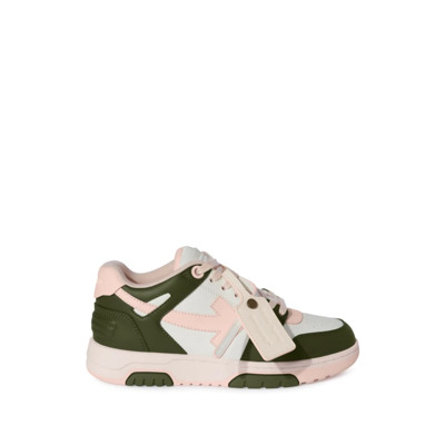 Groene Sneakers met Pijl Motief Off White , Multicolor , Dames