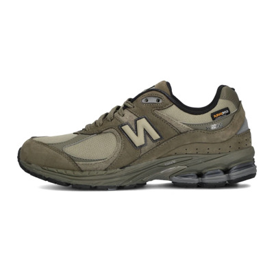 Groene Suède Lage Sneakers M2002 M New Balance , Green , Heren