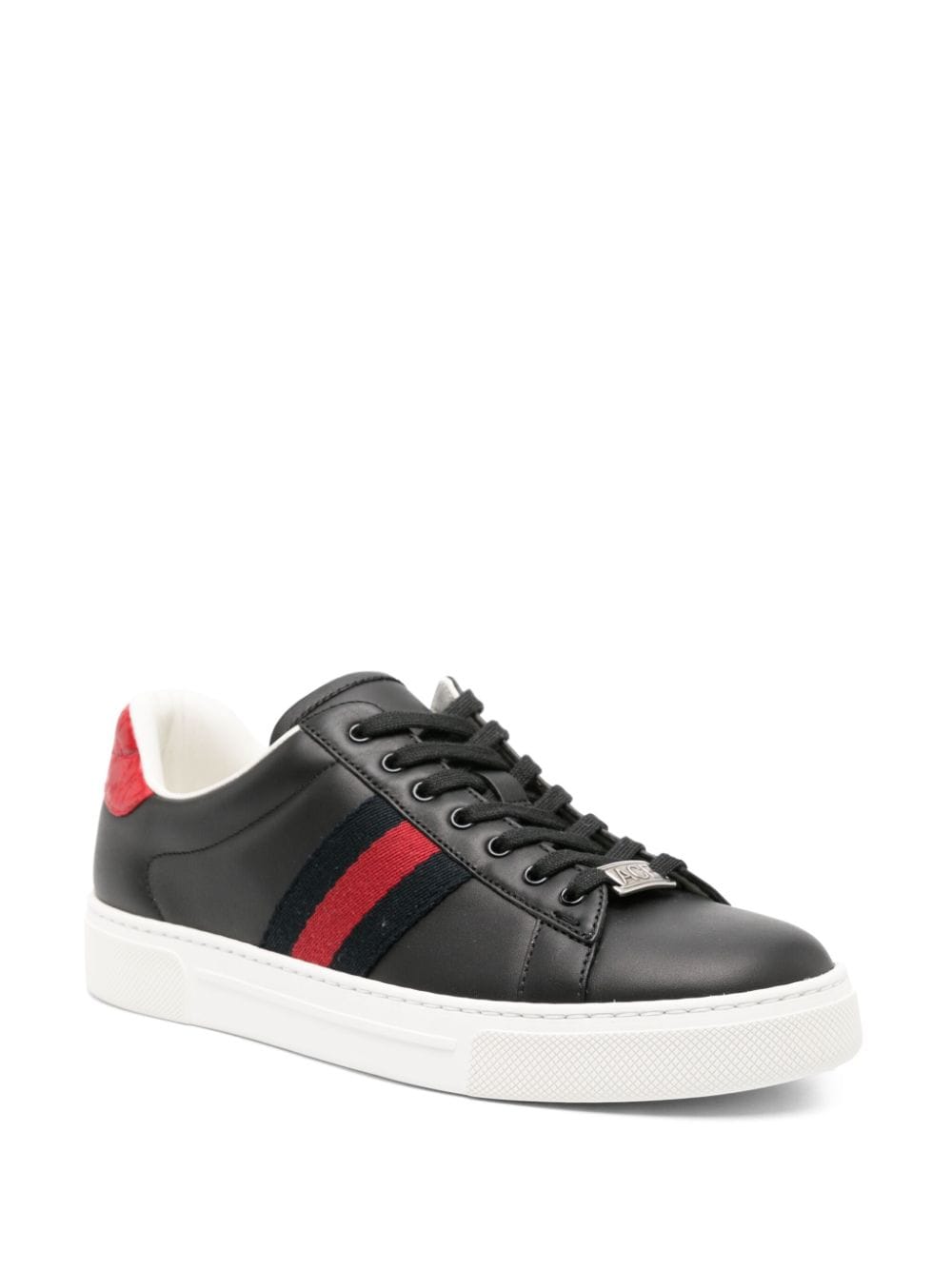 Gucci Ace leren sneakers - Zwart