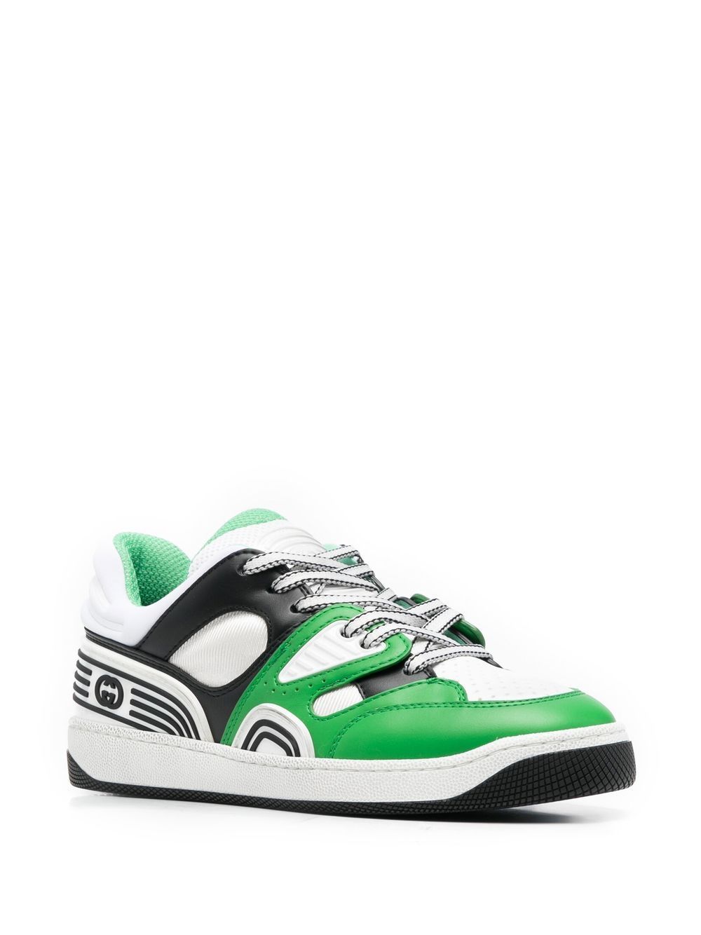 Gucci Basket sneakers met vlakken - Wit