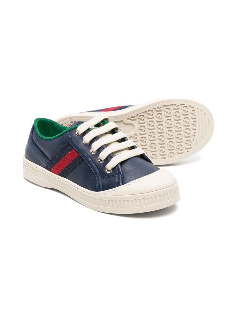 Gucci Kids Gucci Tennis 1977 sneakers - Blauw