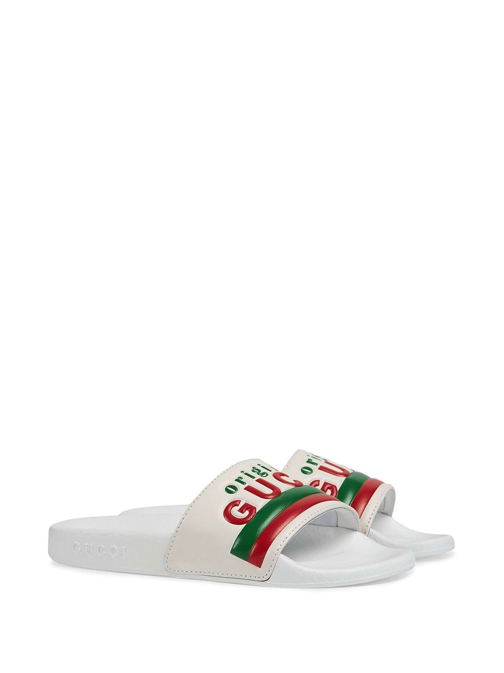 Gucci Kids Original Gucci slippers - Wit