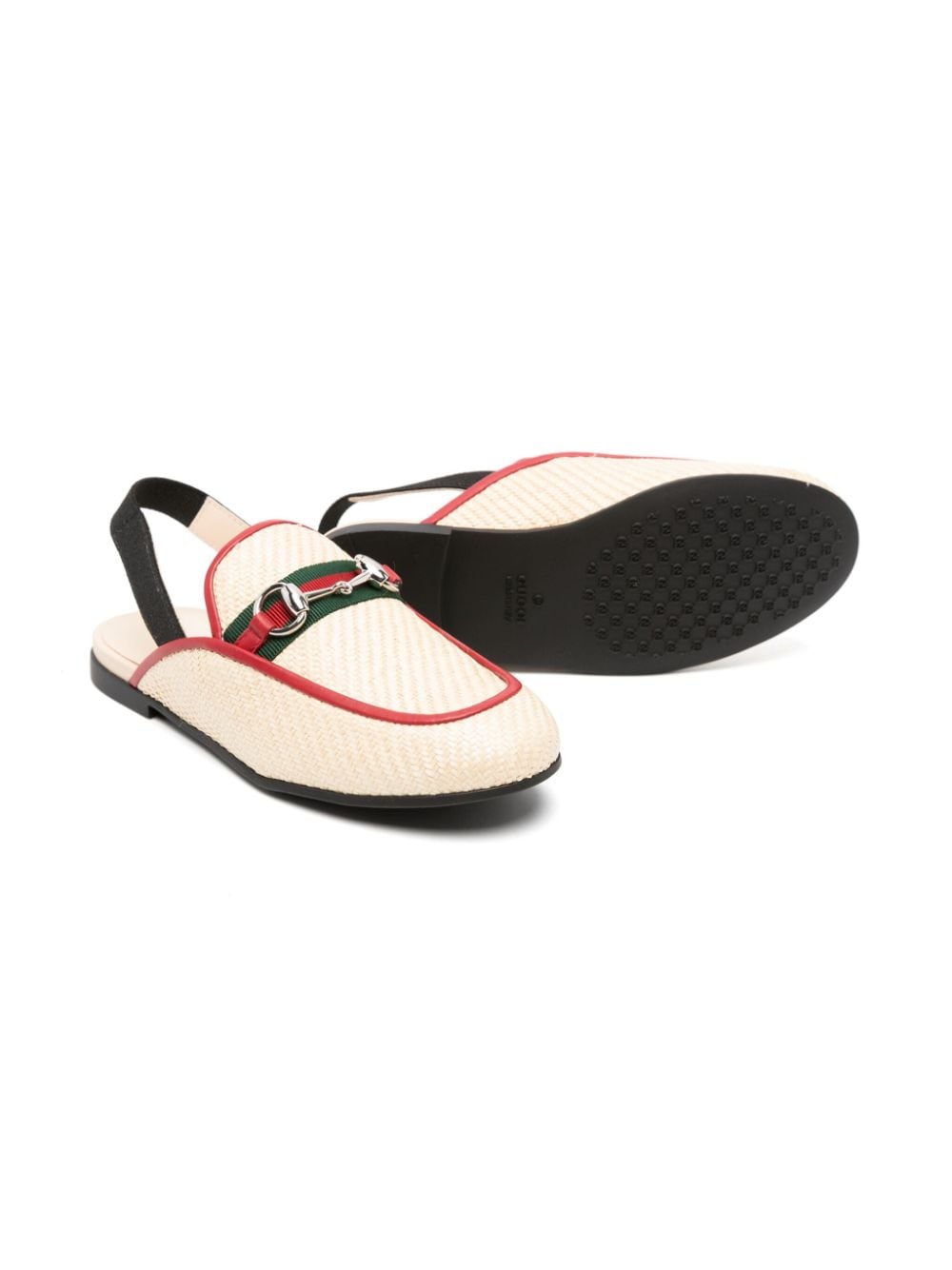 Gucci Kids Princetown slingback slippers - Beige