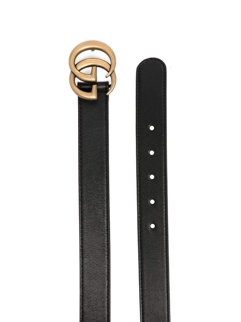 Gucci Kids Riem met GG - Zwart