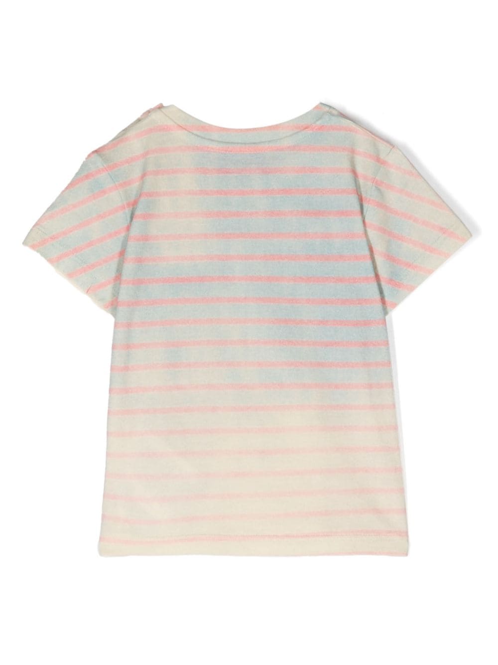 Gucci Kids x Peter Rabbit gestreept T-shirt - Blauw