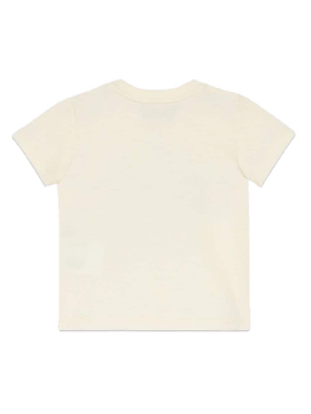 Gucci Kids x Peter Rabbit katoenen T-shirt - Beige