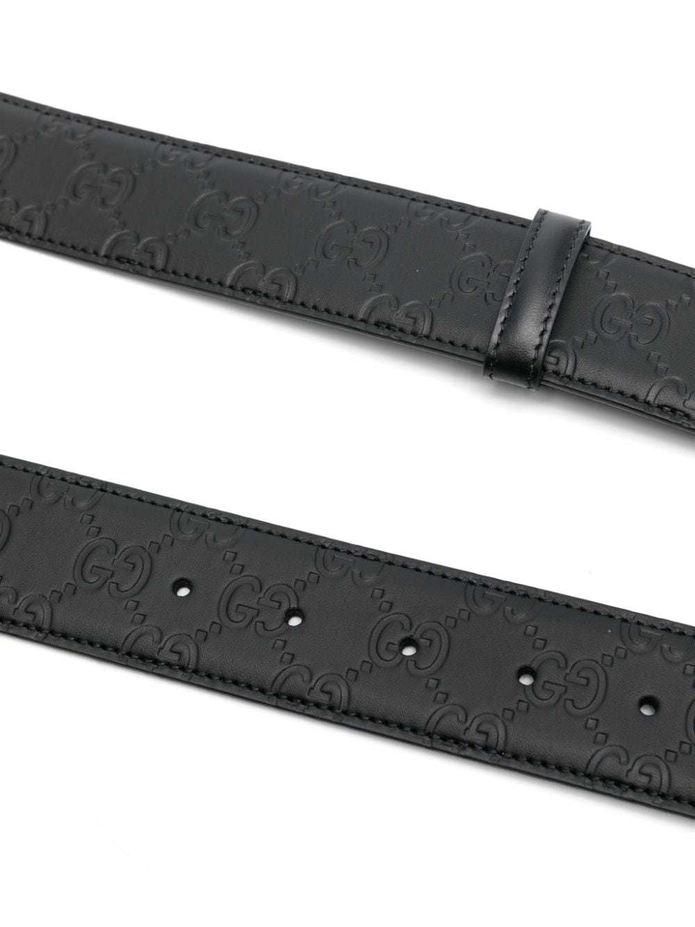 Gucci Leren riem - Zwart