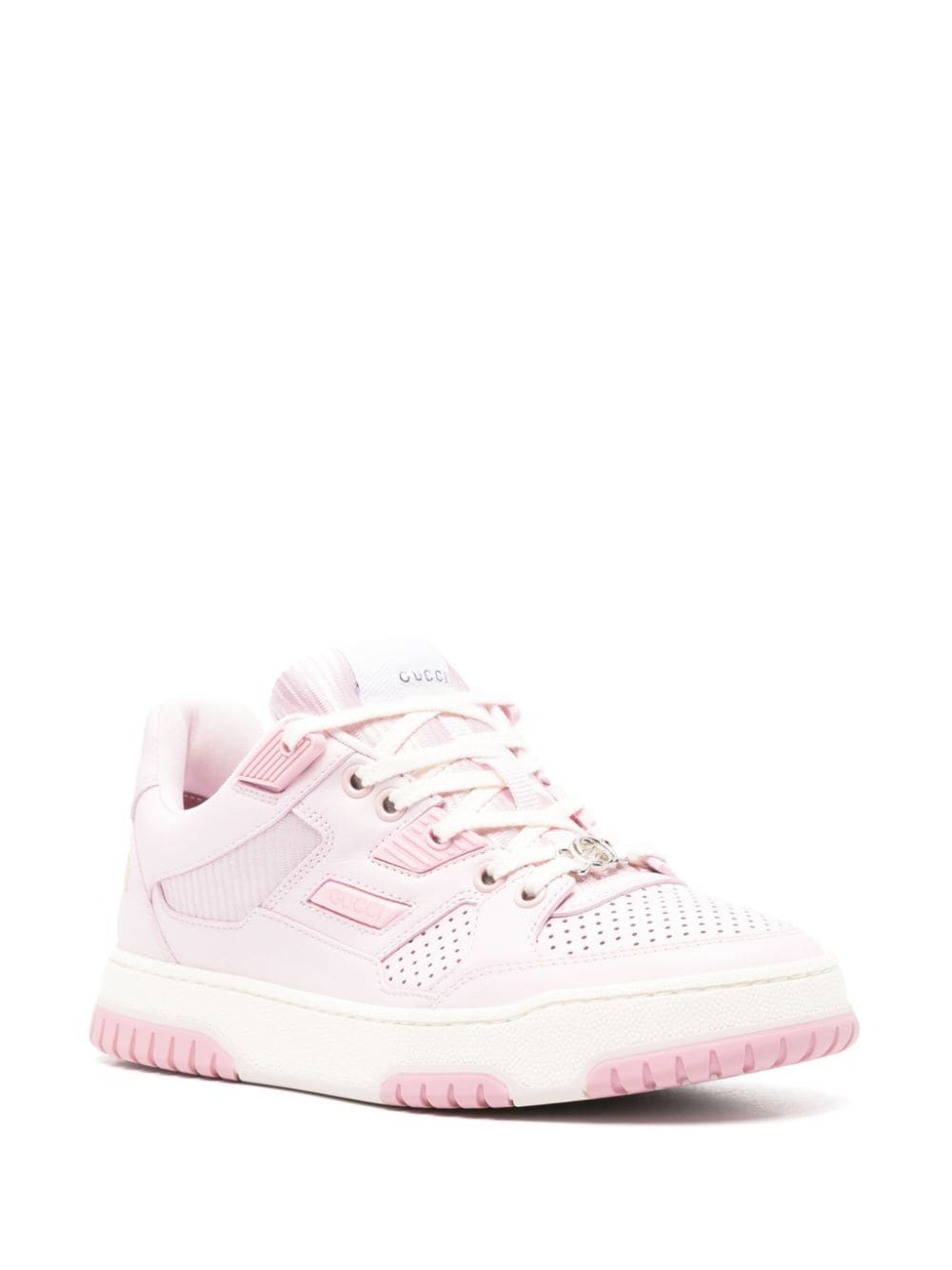 Gucci Leren sneakers met GG-logo - Roze