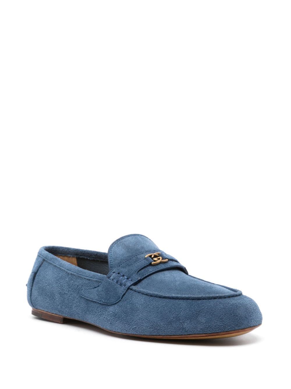 Gucci Loafers met GG-logo - Blauw