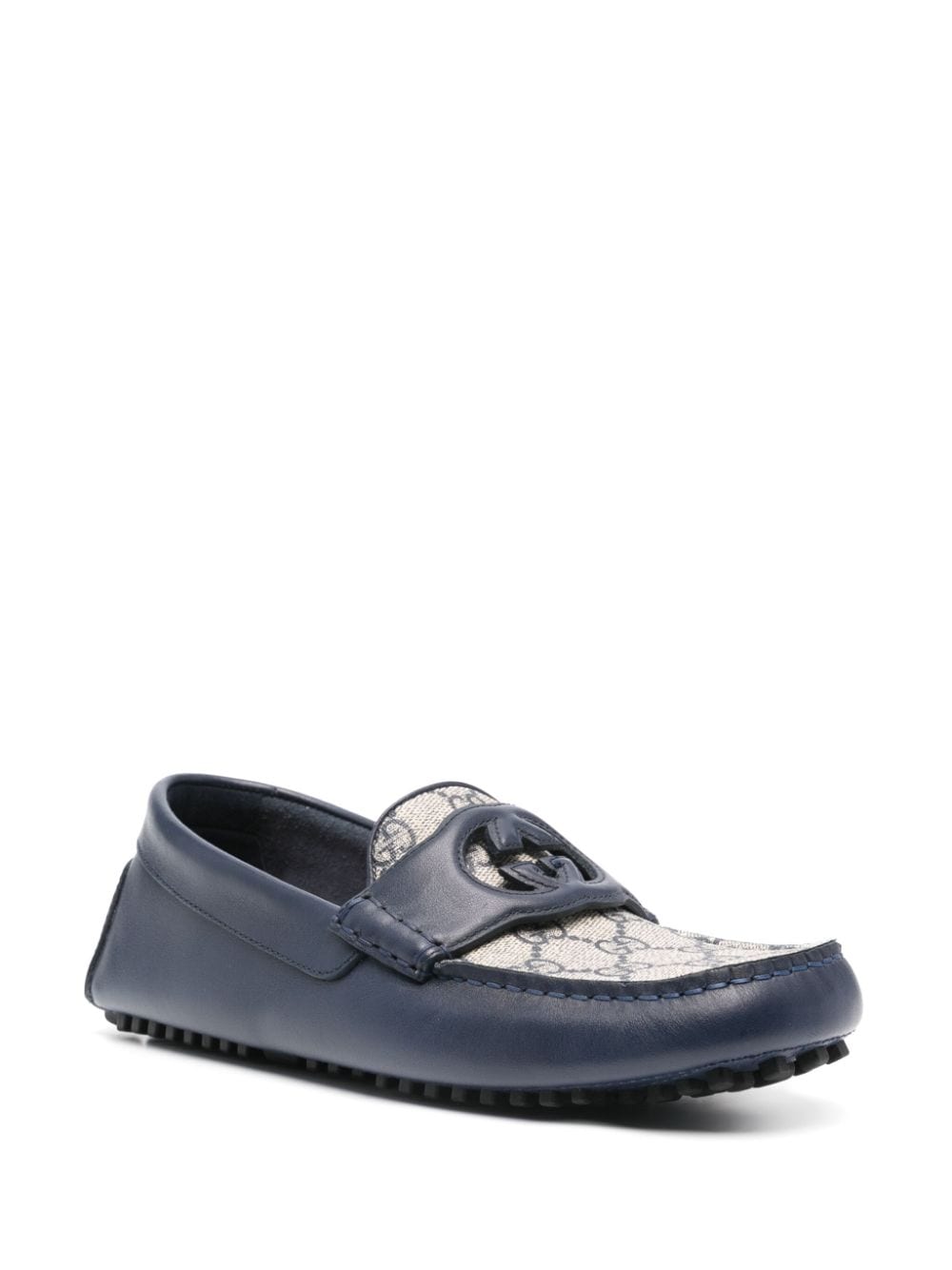 Gucci Loafers met GG-logo - Blauw