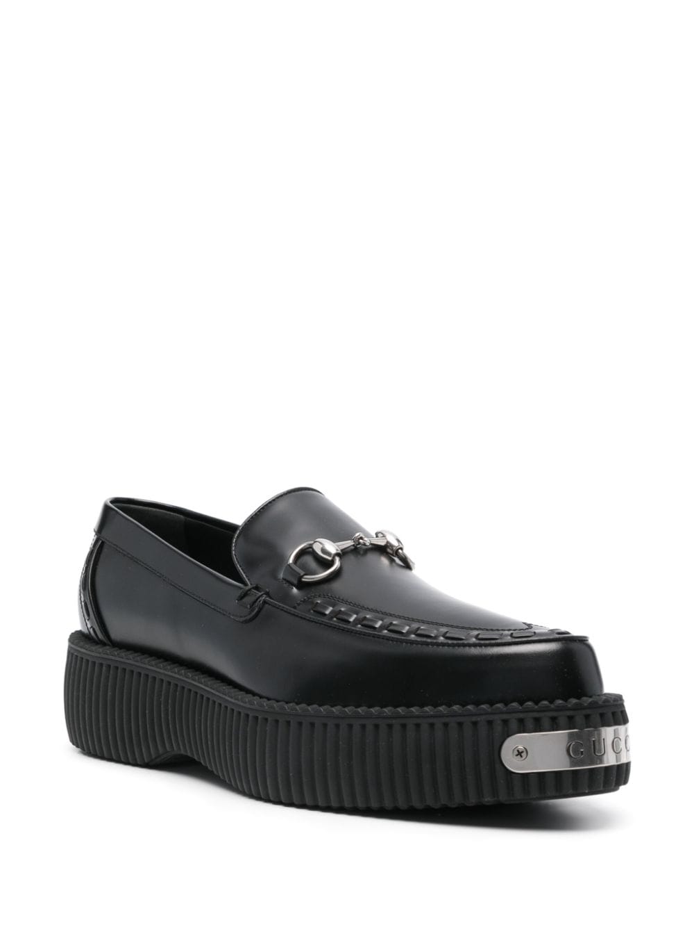 Gucci Loafers met Horsebit-detail - Zwart