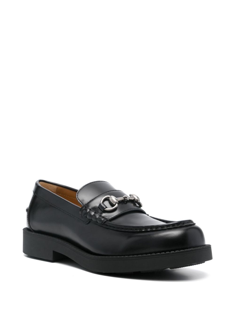 Gucci Loafers met horsebit detail - Zwart