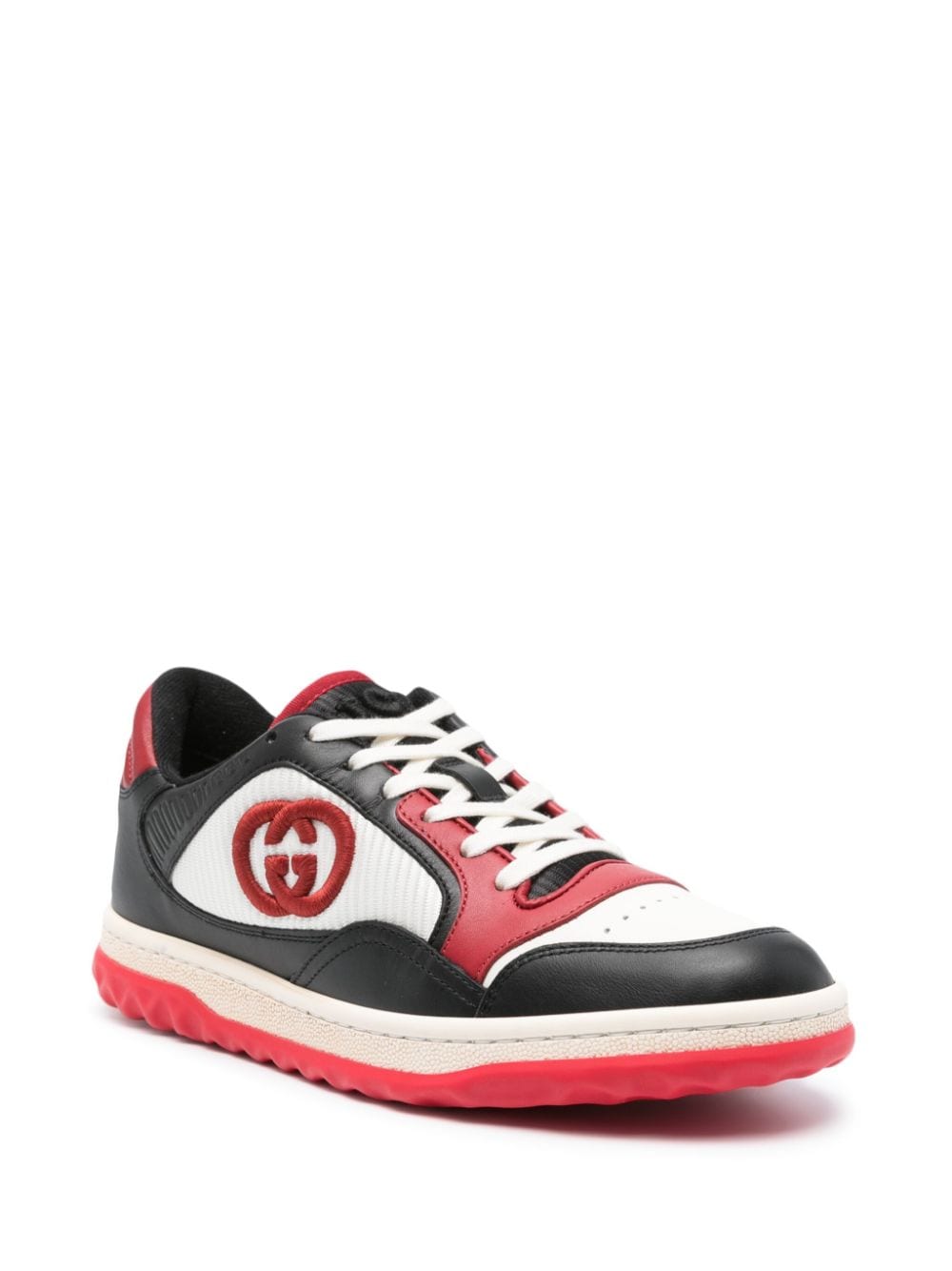 Gucci MAC80 sneakers met vlakken - Zwart