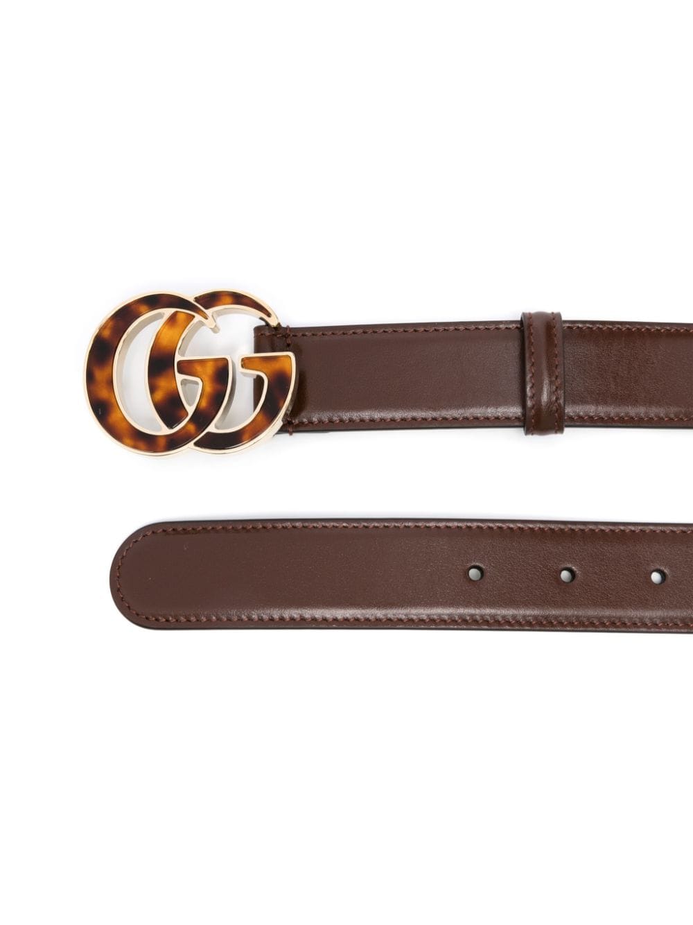 Gucci Riem met GG-gesp - Bruin