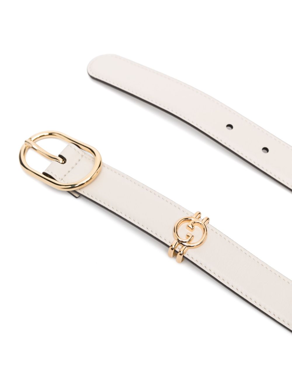 Gucci Riem met GG-logo - Beige