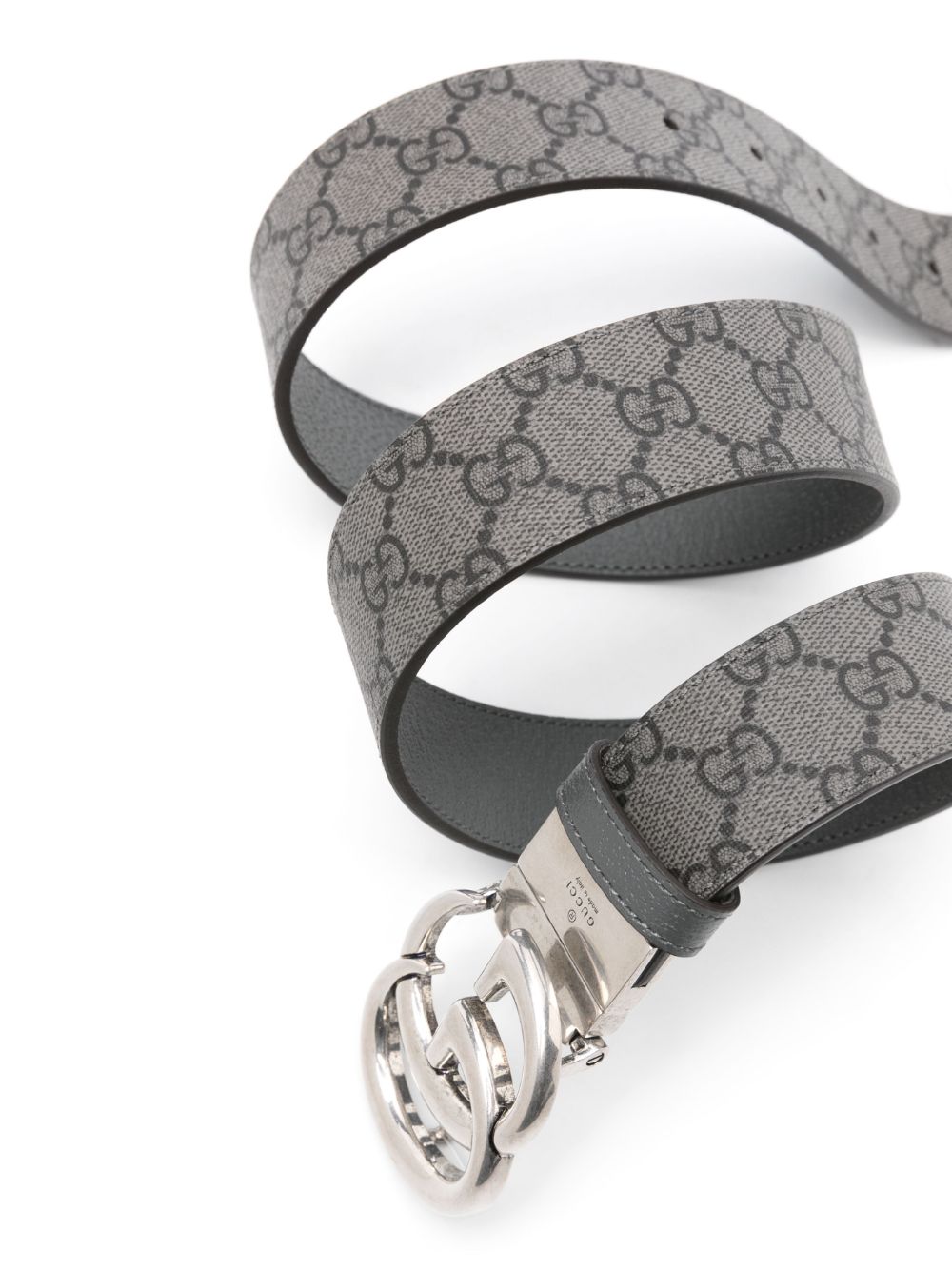 Gucci Riem met GG-logo - Grijs