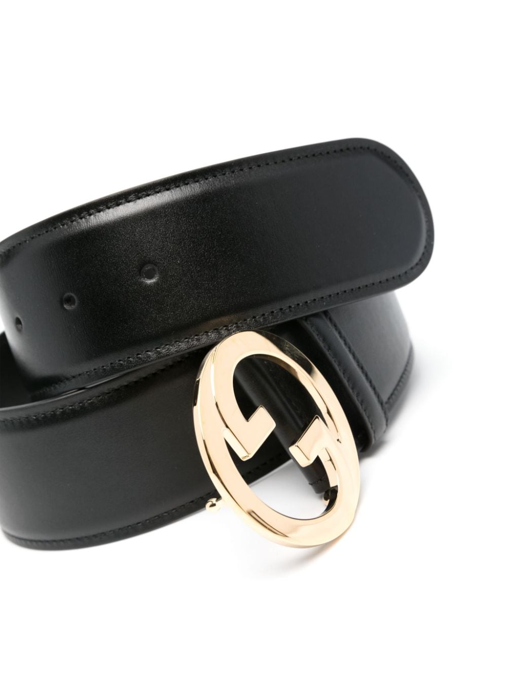 Gucci Riem met GG-logo - Zwart