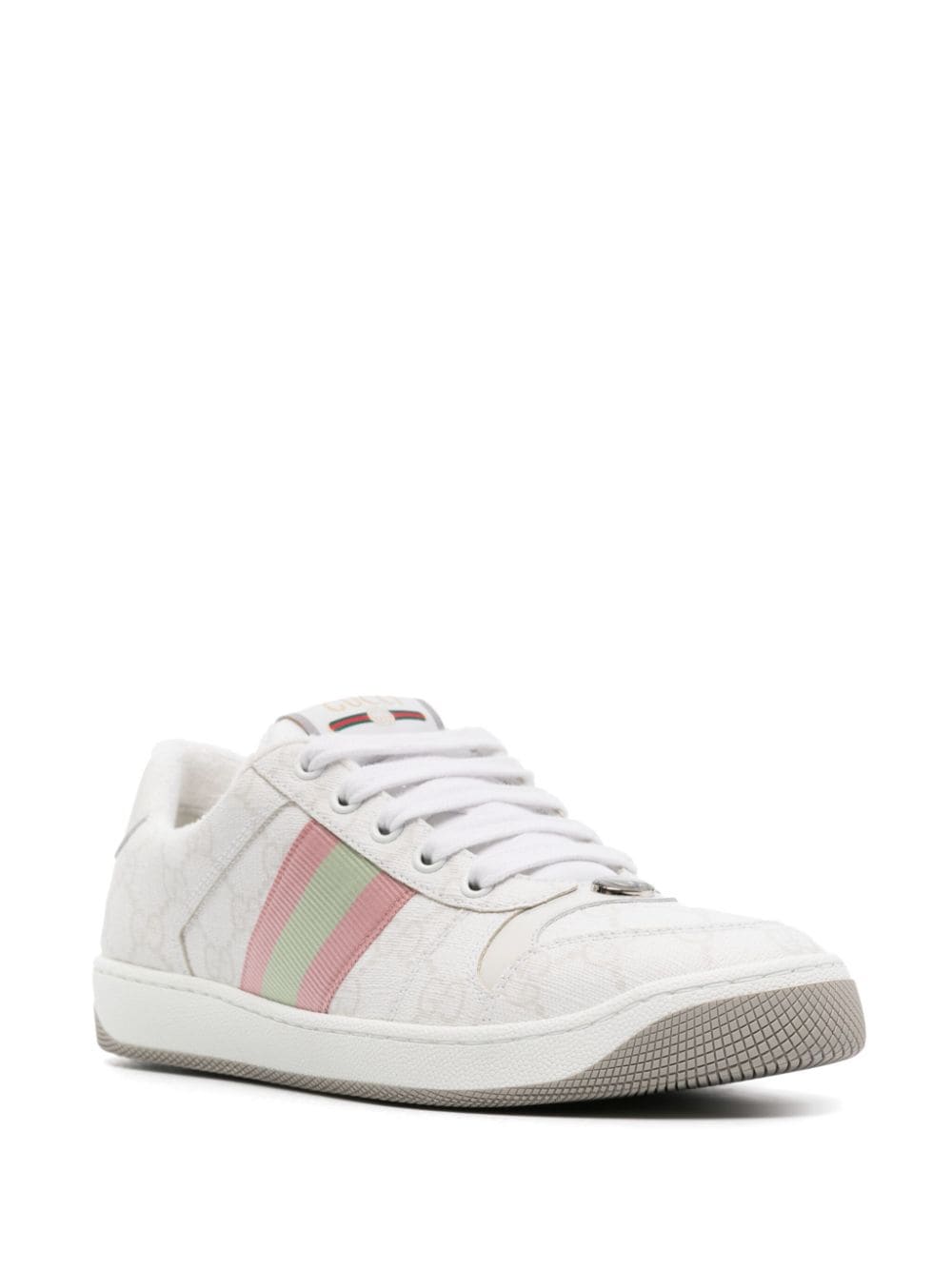 Gucci Screener GG Supreme canvas sneakers - Wit