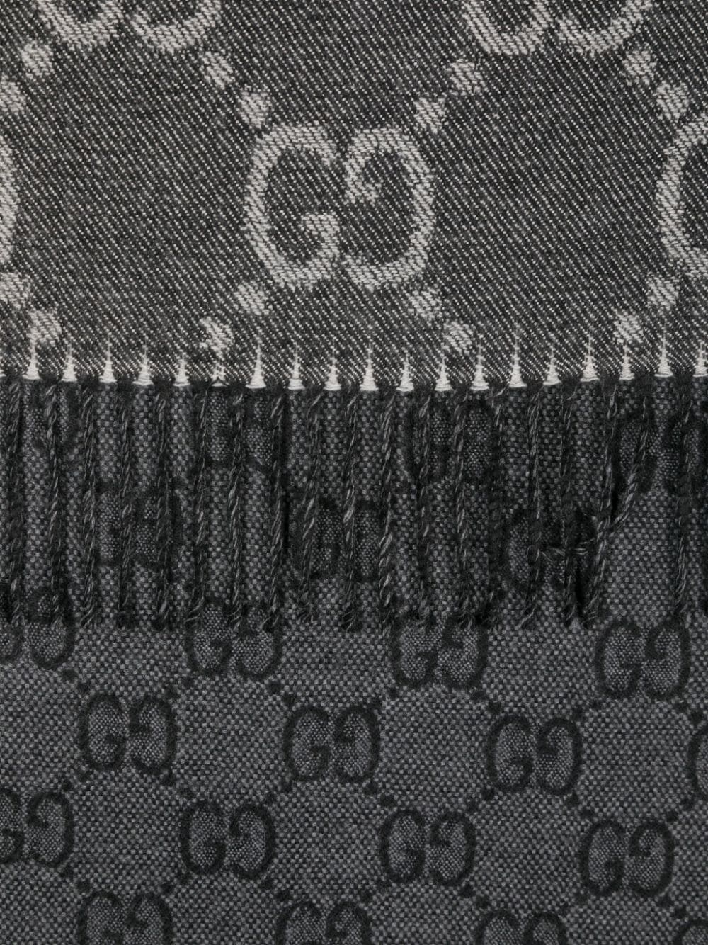 Gucci Sjaal met GG-jacquard - Grijs