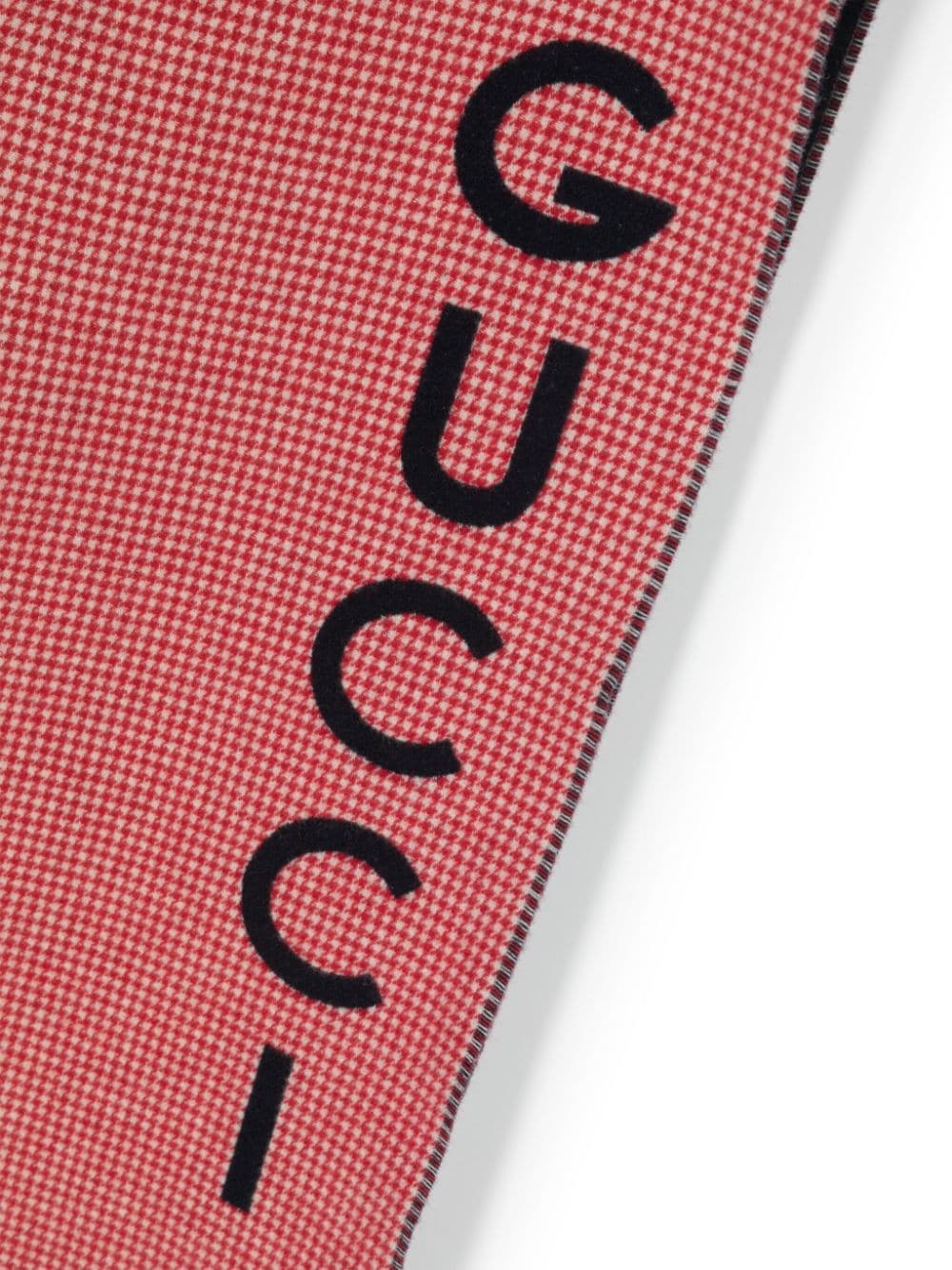 Gucci Sjaal met logo jacquard - Rood