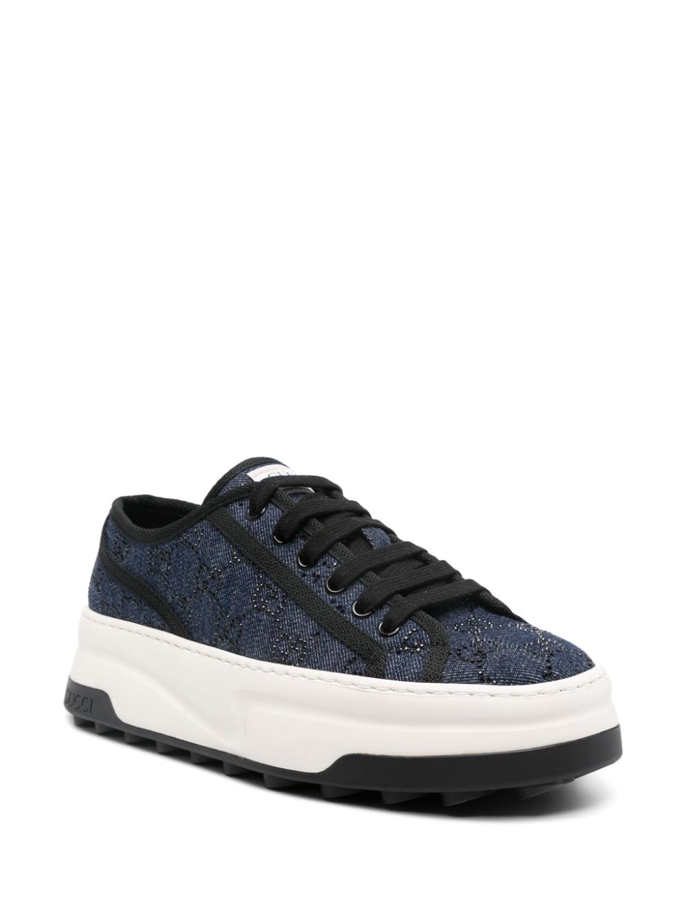 Gucci Tennis 1977 denim sneakers - Blauw