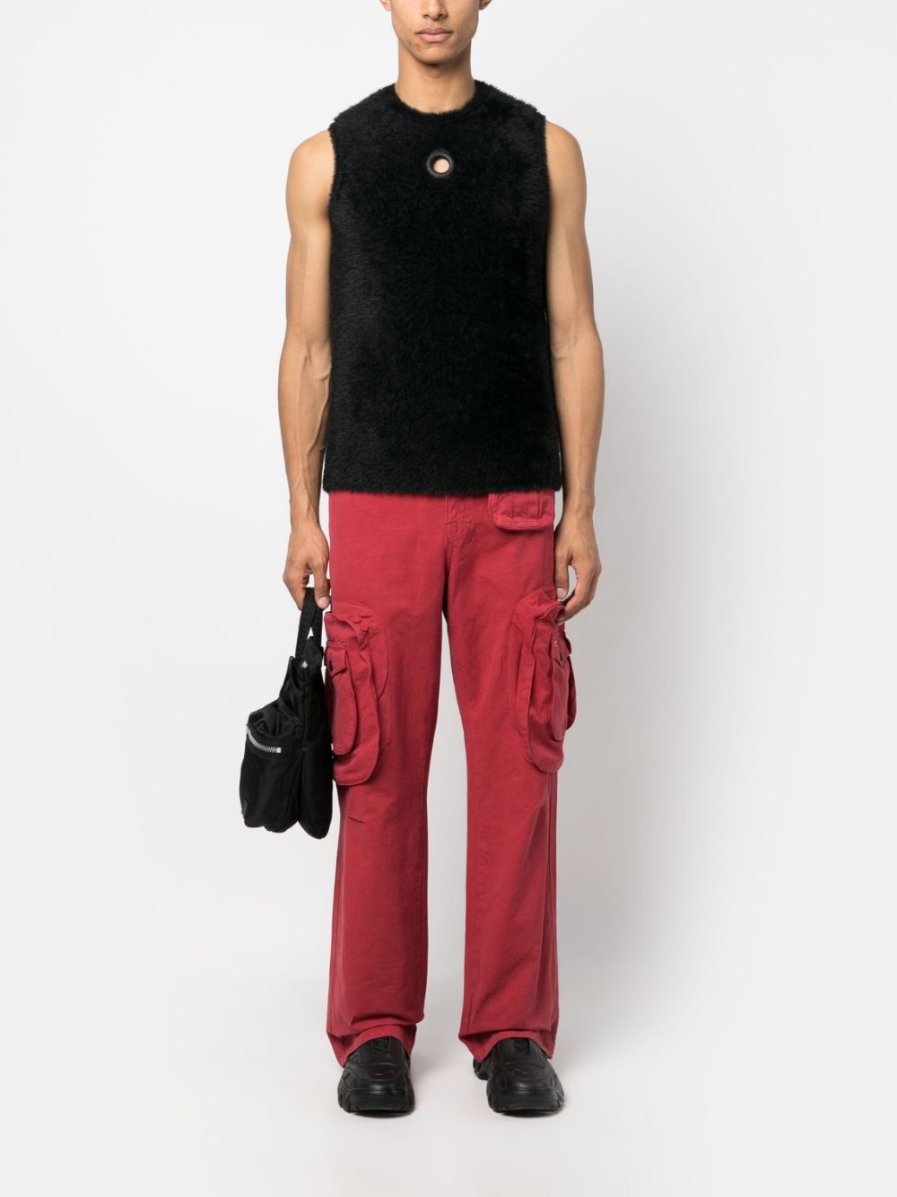 Heron Preston Cargo broek - Rood