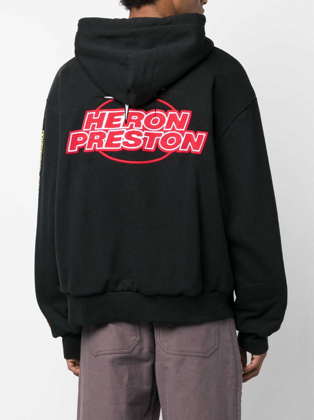 Heron Preston Hoodie met logoprint - Zwart