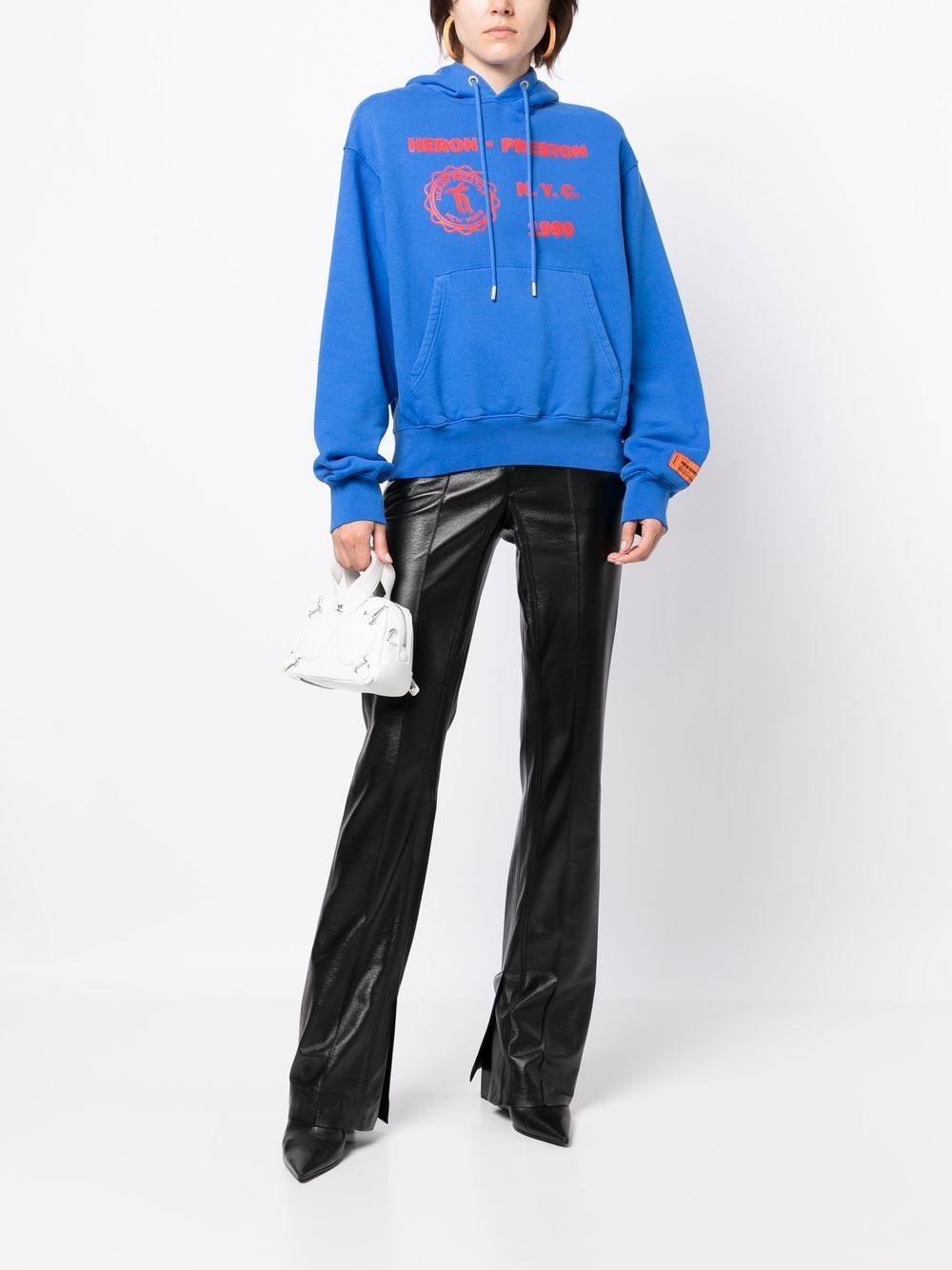 Heron Preston Hoodie met print - Blauw