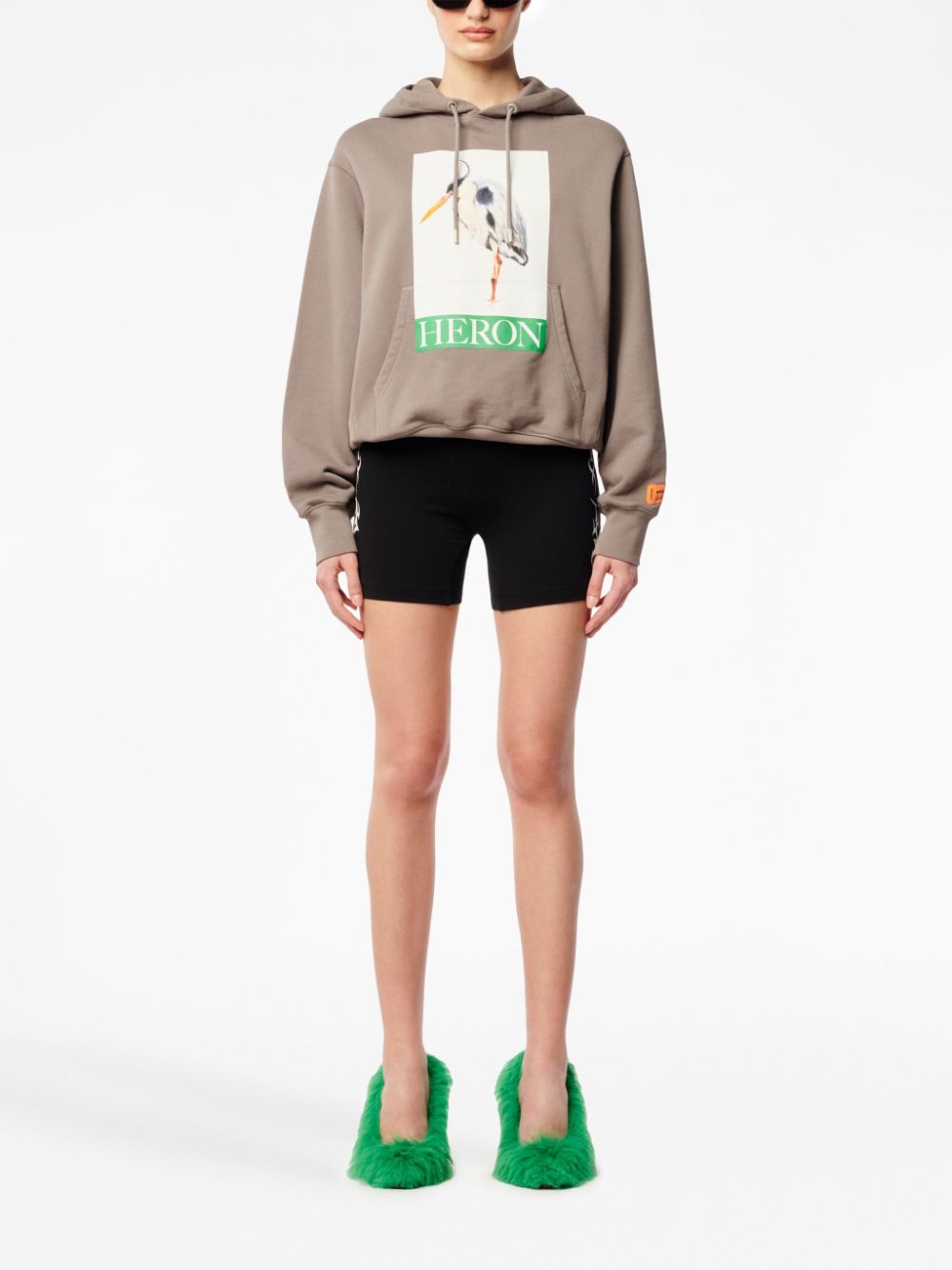 Heron Preston Hoodie met trekkoord - Grijs