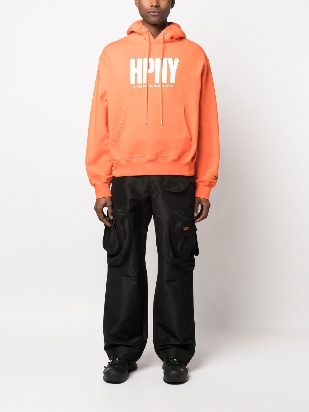 Heron Preston Hoodie met trekkoord - Oranje