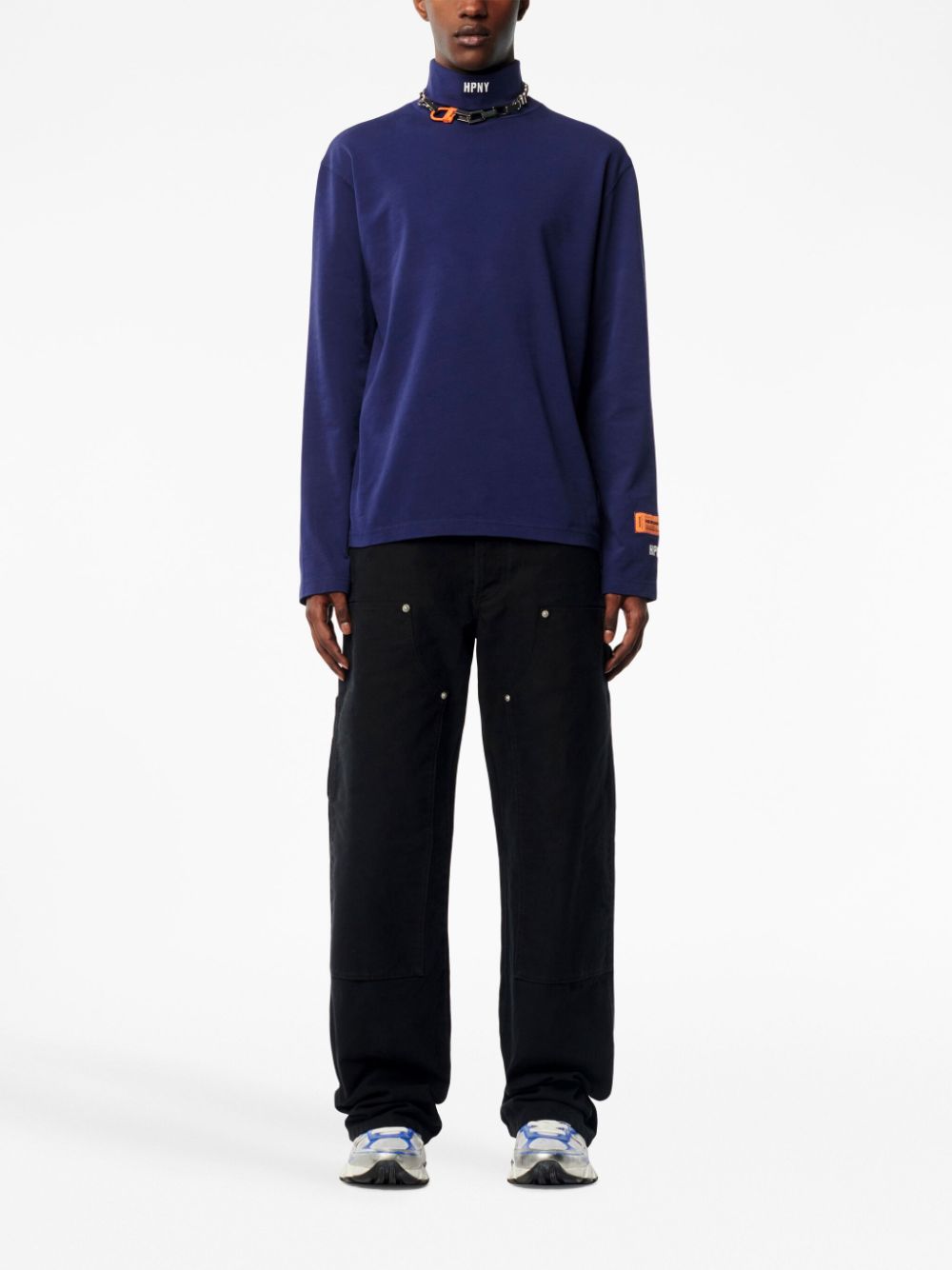 Heron Preston T-shirt met lange mouwen - Blauw