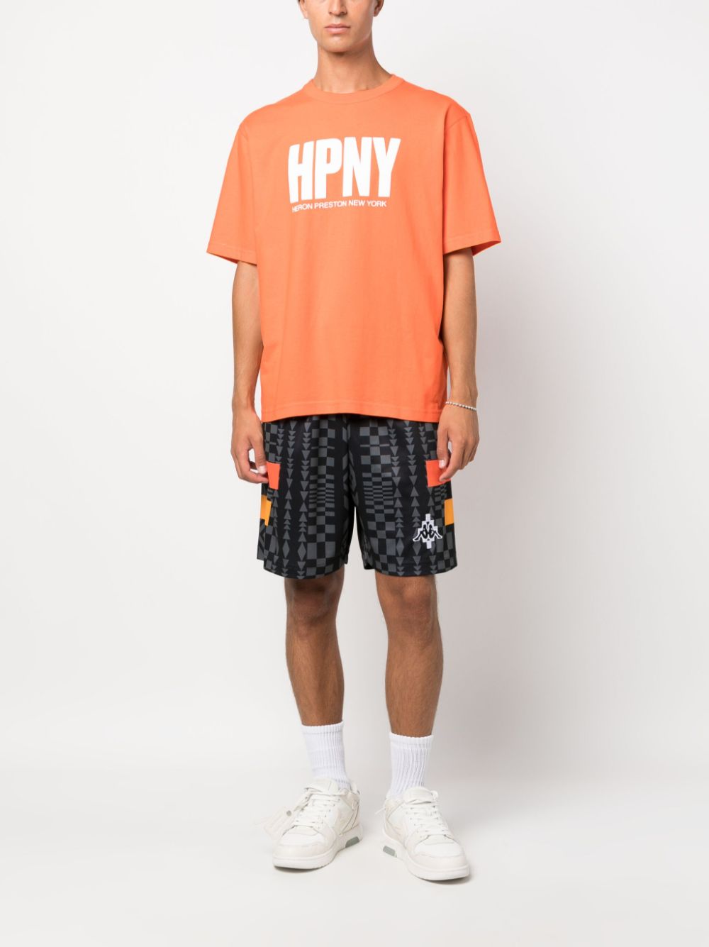 Heron Preston T-shirt met ronde hals - Oranje