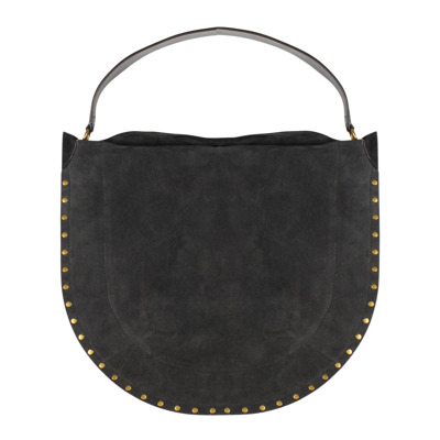 Hobo Soft Tas met Gouden Studs Isabel Marant , Gray , Dames