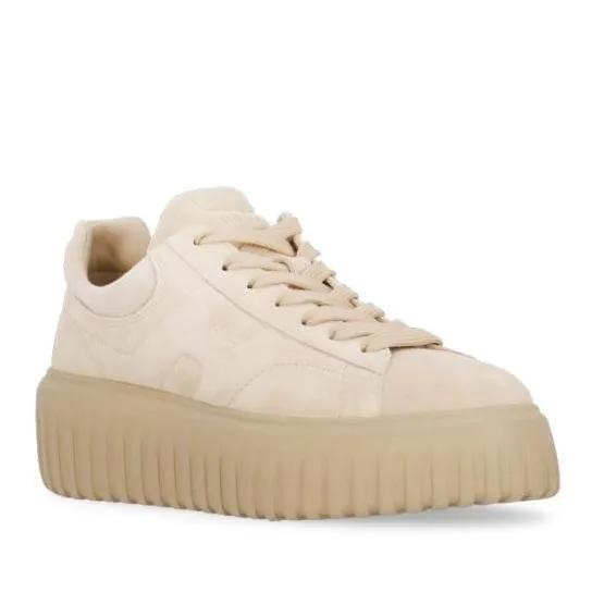 Hogan Sneakers - H-Stripes Sneakers in beige