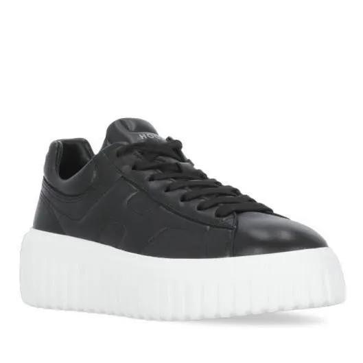 Hogan Sneakers - H Stripes Sneakers in zwart