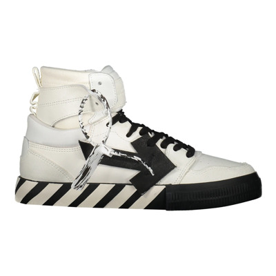 Hoge vulkaniseerde sneakers met diagonale banden Off White , White , Heren