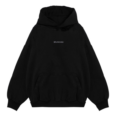 Hoodie Balenciaga , Black , Dames