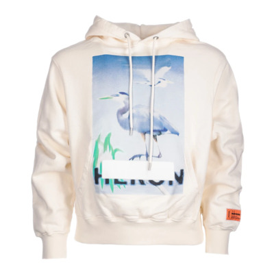 Hoodie Heron Preston , White , Heren