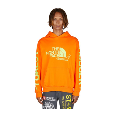 Hoodie met grafische print The North Face , Orange , Heren