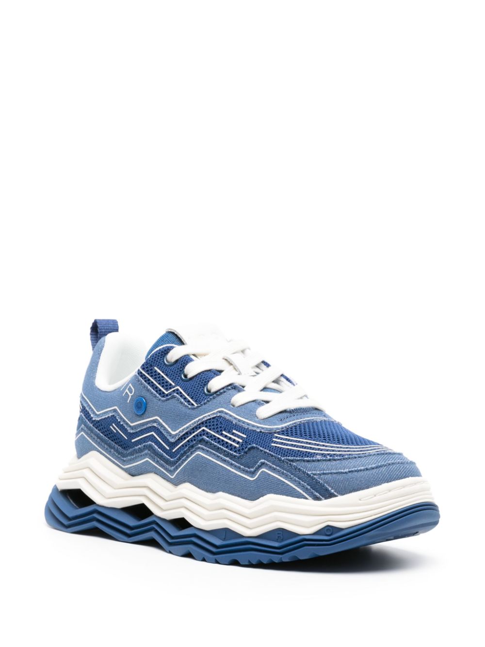 IRO Wave denim sneakers - Blauw