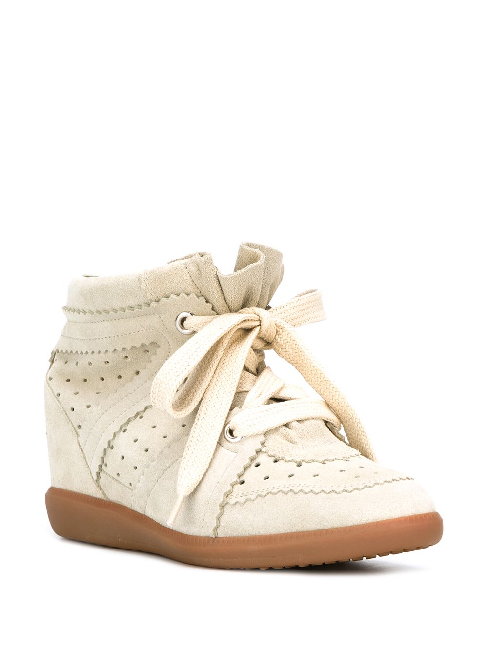 ISABEL MARANT Bobby wedge sneakers - Grijs