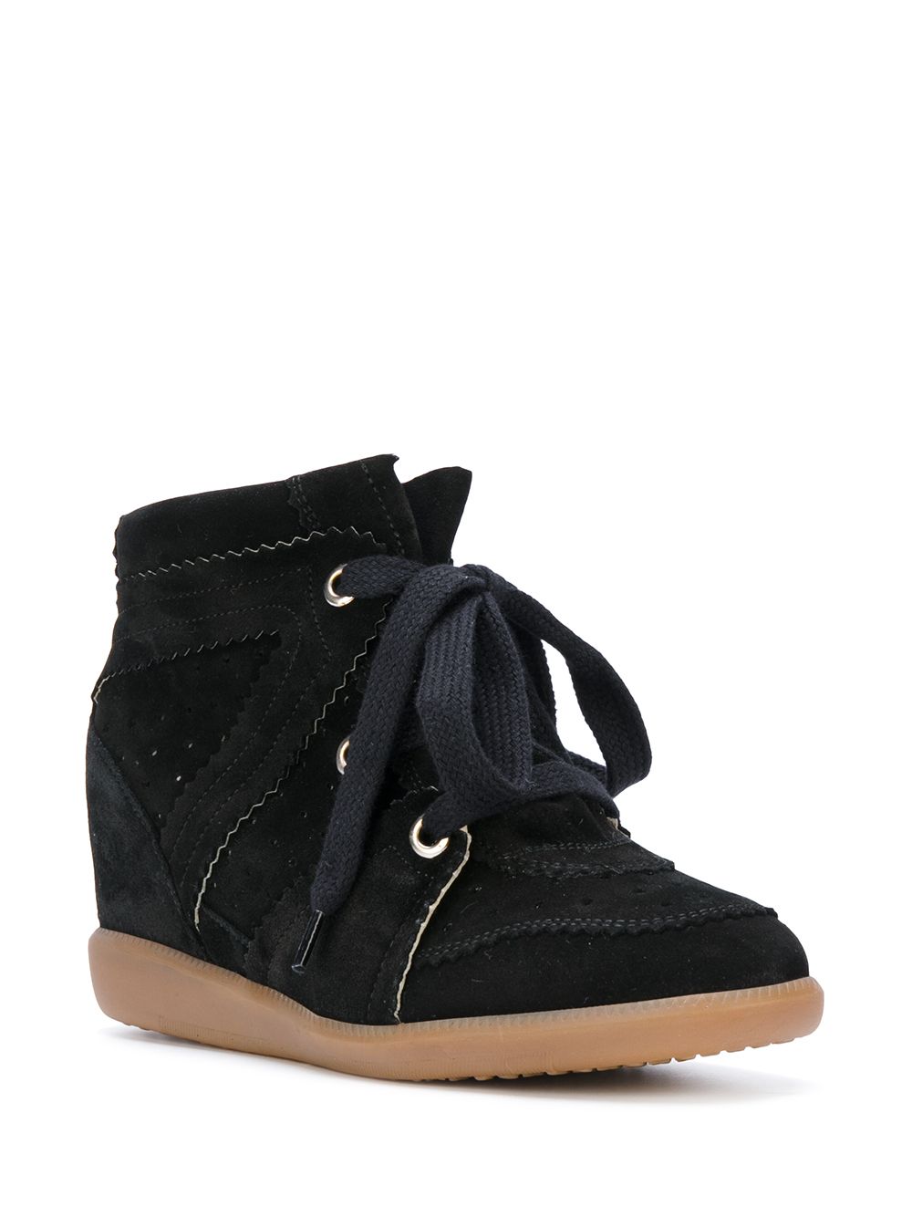 ISABEL MARANT Bobby wedge sneakers - Zwart