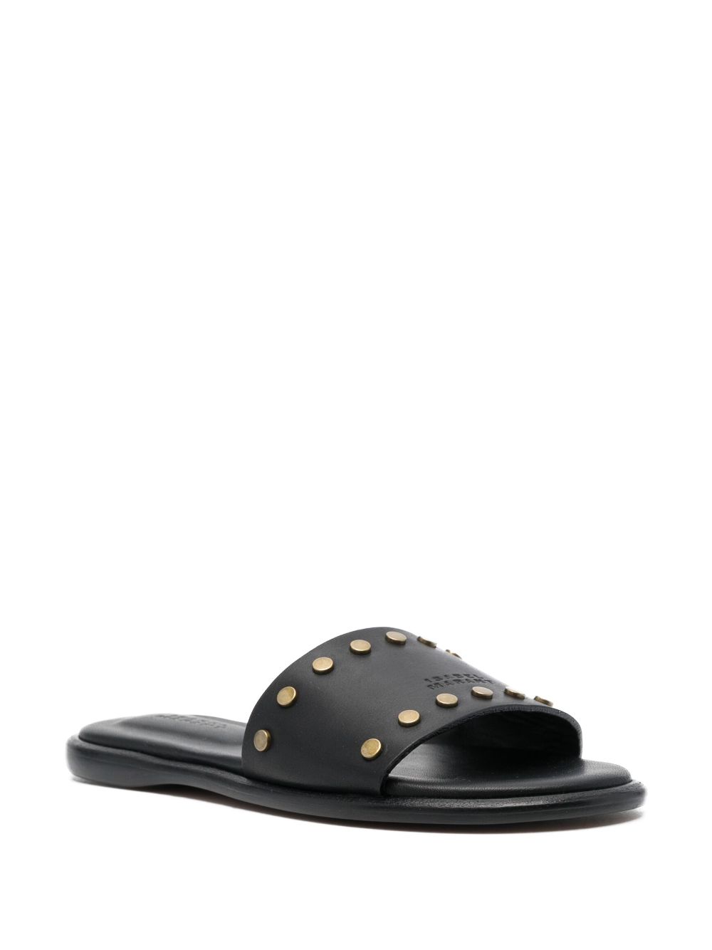 ISABEL MARANT Slippers verfraaid met studs - Zwart